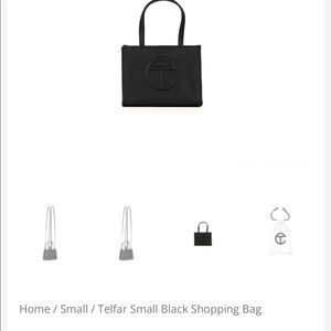 Small Telfar bag black